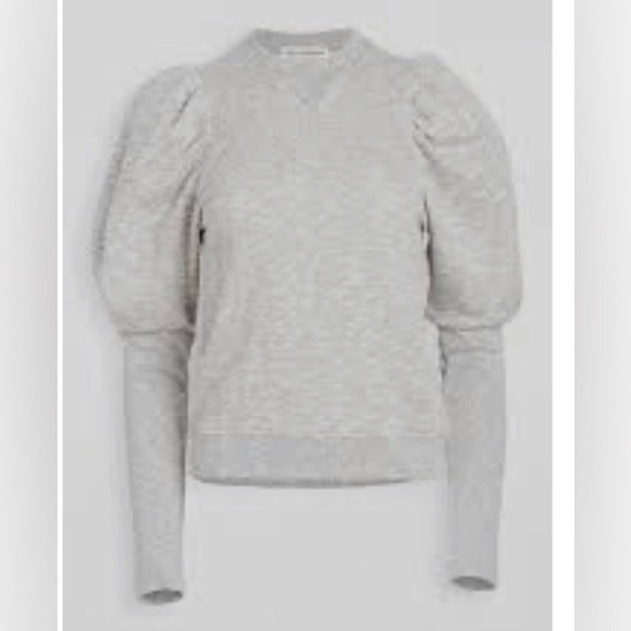 Ulla Johnson Tops - Ulla Johnson Philo Sweatshirt light grey Puff Sleeve P